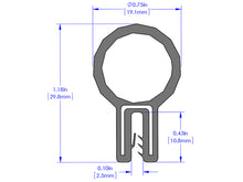 Load image into Gallery viewer, aFe MagnumFORCE Spare Parts Trim Seal Kit (1/16IN X 3/4IN) x 36IN L aFe AFE59-10092