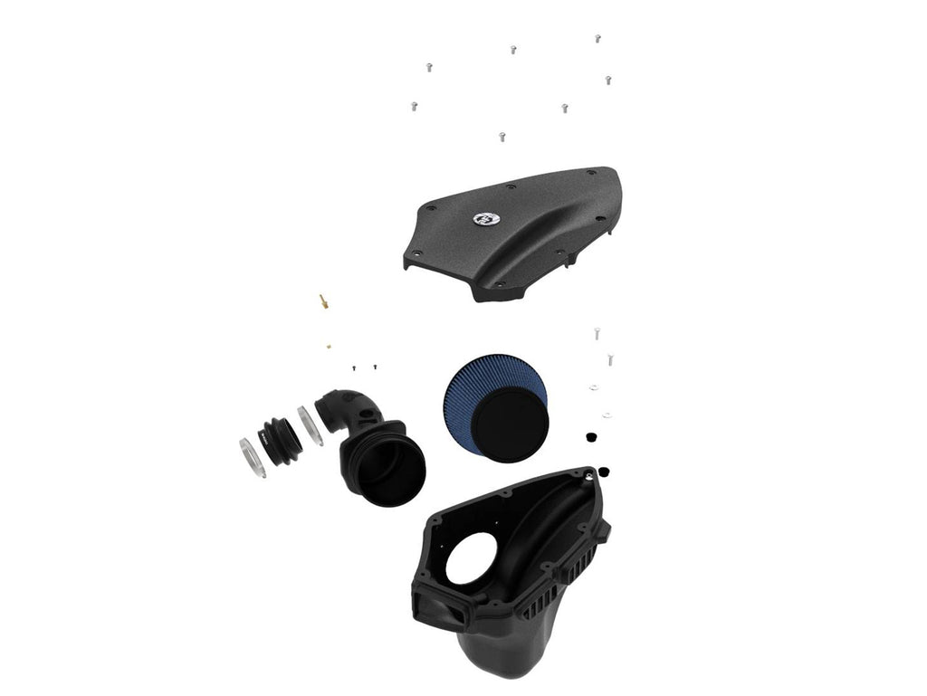 aFe MagnumForce Stage 2 Si Intake System Pro 5 R Black 06-12 BMW 3 Series E9x L6 3.0L Non-Turbo aFe AFE54-81012-B