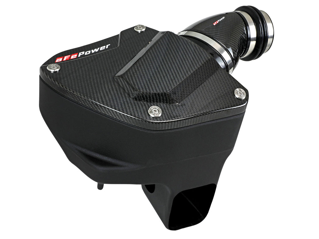 aFe Momentum Black Series Carbon Fiber Pro 5R Air Intake System BMW M5 (F90) 18-19 aFe AFE58-10005R