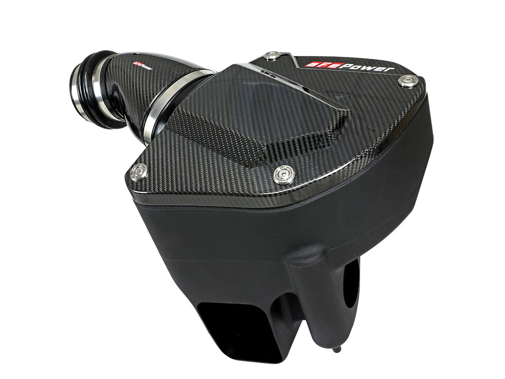 aFe Momentum Black Series Carbon Fiber Pro 5R Air Intake System BMW M5 (F90) 18-19 aFe AFE58-10005R