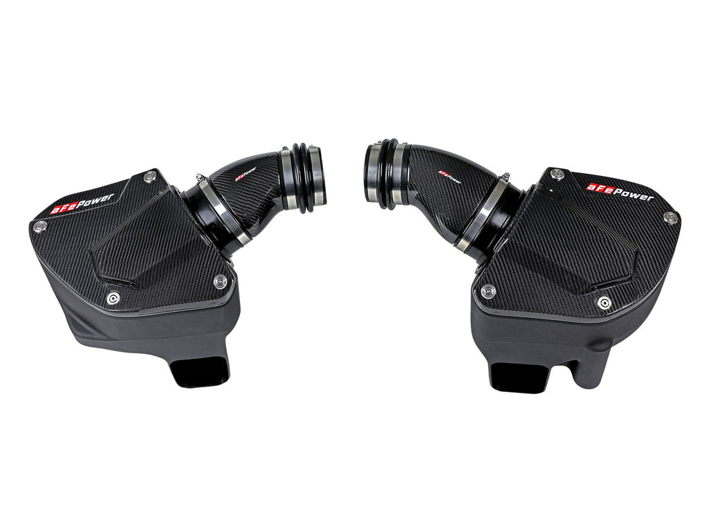 aFe Momentum Black Series Carbon Fiber Pro 5R Air Intake System BMW M5 (F90) 18-19 aFe AFE58-10005R