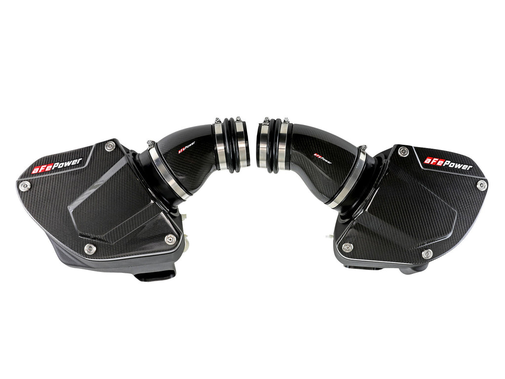 aFe Momentum Black Series Carbon Fiber Pro 5R Air Intake System BMW M5 (F90) 18-19 aFe AFE58-10005R