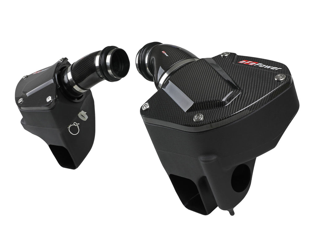 aFe Momentum Black Series Carbon Fiber Pro 5R Air Intake System BMW M5 (F90) 18-19 aFe AFE58-10005R