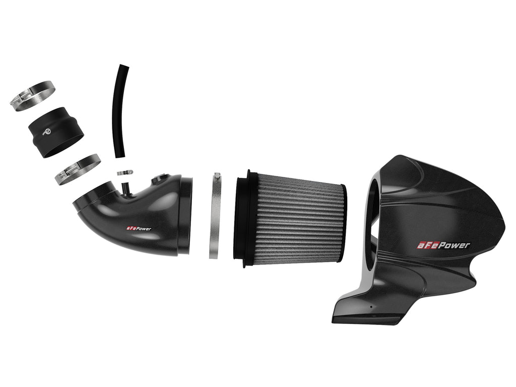 aFe Momentum Carbon Fiber CAIS w/ Pro Dry S Filter 12+ Jeep Grand Cherokee SRT8 (WK2) V8-6.4L aFe AFE58-10001D