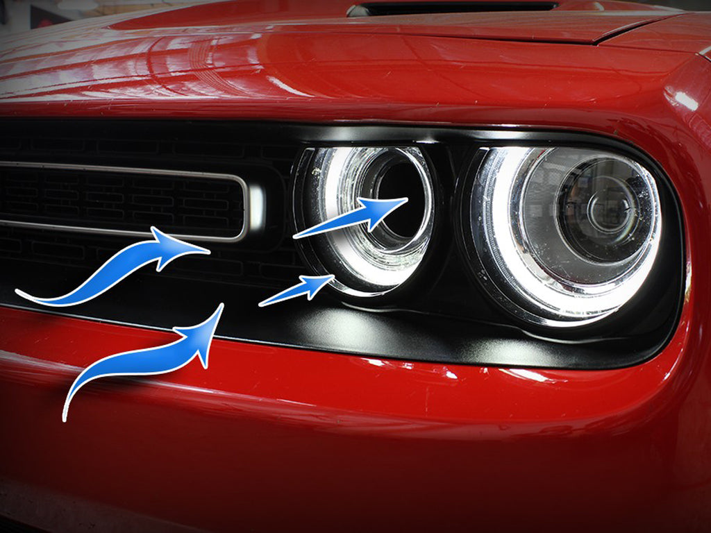 aFe Momentum GT Dynamic Air Scoop Dodge Challenger 15-20 - Red aFe AFE54-72203-SR