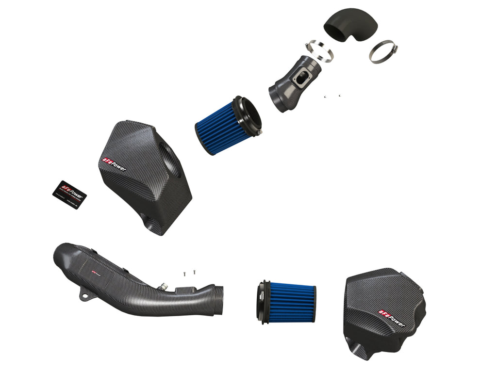 aFe Momentum GT Pro 5R Cold Air Intake System 15-17 BMW M3/M4 S55 (tt) aFe AFE54-76305-CF