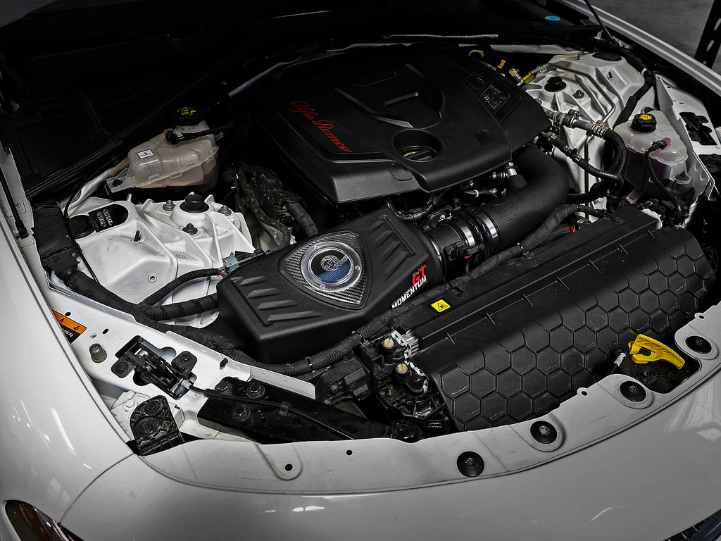 aFe Momentum GT Pro 5R Cold Air Intake System 2017 Alfa Romeo Giulia I4 2.0L (t) aFe AFE54-76902-1