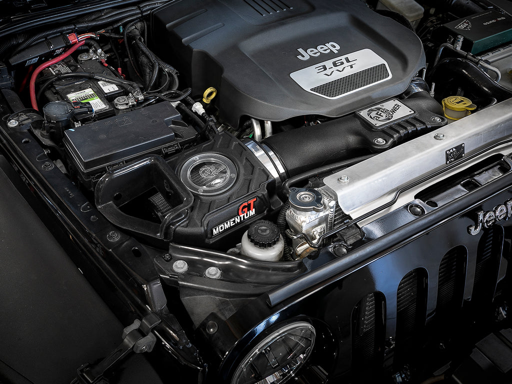 aFe Momentum GT Pro DRY S Cold Air Intake System 12-18 Jeep Wrangler JK V6 3.6L aFe AFE51-76212
