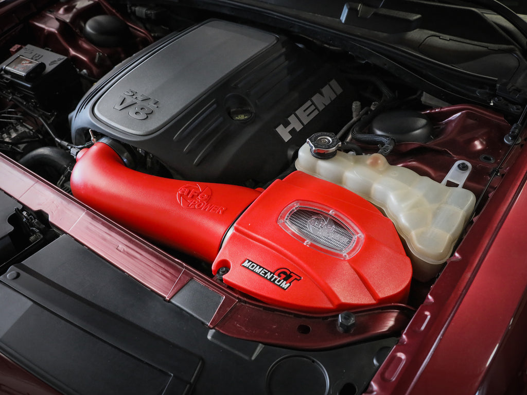 aFe Momentum GT Pro Dry S Stage-2 Intake System 11-15 Dodge Challenger / Charger R/T 5.7L HEMI - Red aFe AFE51-72202-R