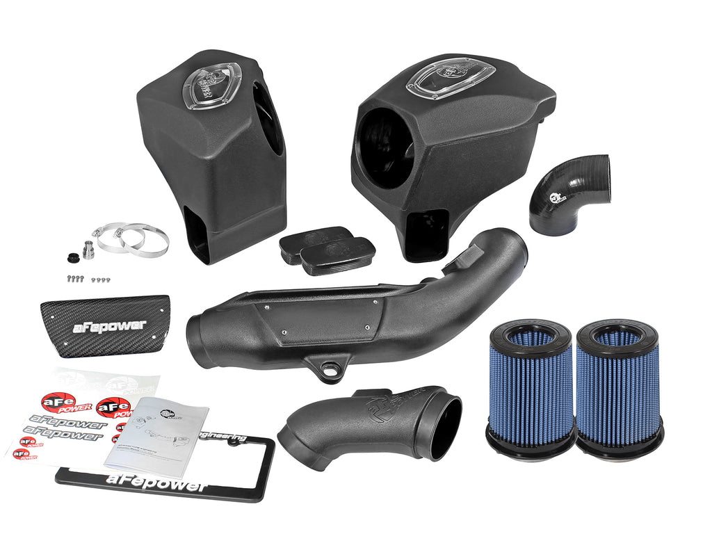 aFe Momentum Pro 5R Cold Air Intake System 15-18 BMW M3/M4 (F80/82/83) L6-3.0L (tt) S55 aFe AFE54-76305