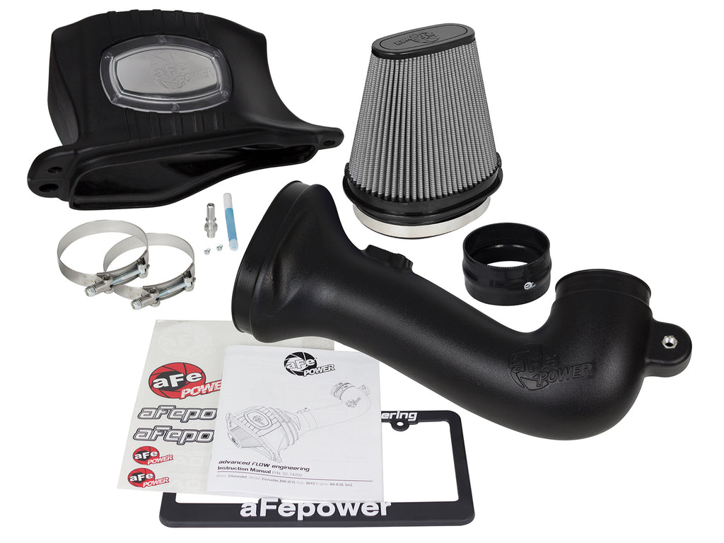 aFe Momentum Pro DRY S Cold Air Intake System 15-17 Chevy Corvette Z06 (C7) V8-6.2L (sc) aFe AFE51-74202-1