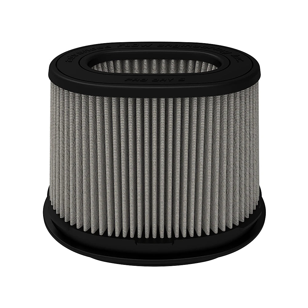 aFe Momentum Pro DRY S Univ Air Filter 6-3/4 x 4-3/4in F x 8-1/4 x 6-1/4in B x 7-1/4 x 5in T x 6in H aFe AFE20-91207D