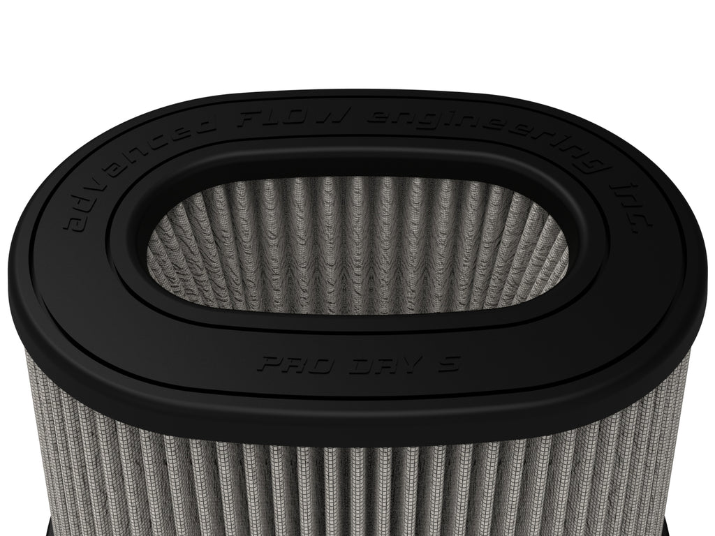aFe Momentum Pro DRY S Univ Air Filter 6-3/4 x 4-3/4in F x 8-1/4 x 6-1/4in B x 7-1/4 x 5in T x 6in H aFe AFE20-91207D