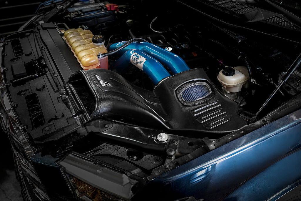 aFe Momentum XP Cold Air Intake System w/ Pro 5R Media Blue 15-19 Ford F-150 V8-5.0L aFe AFE50-30024RL