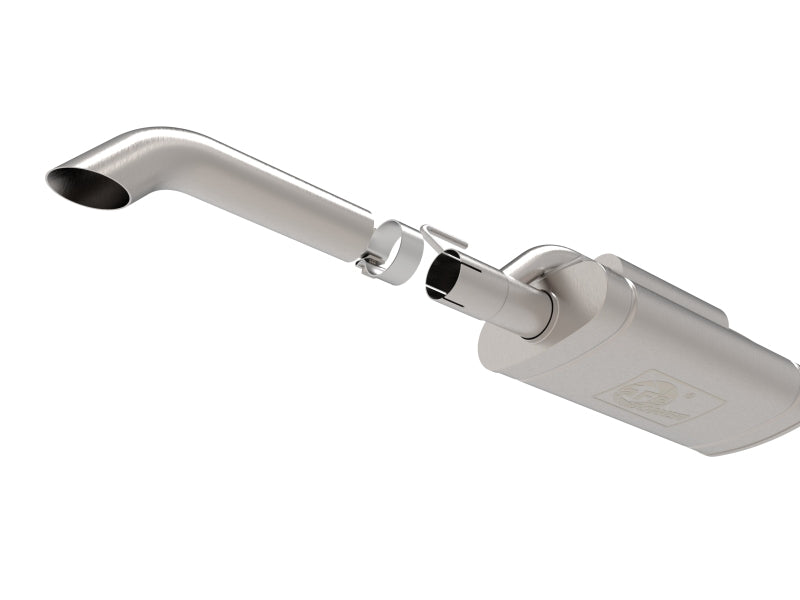 Close-up of stainless tip