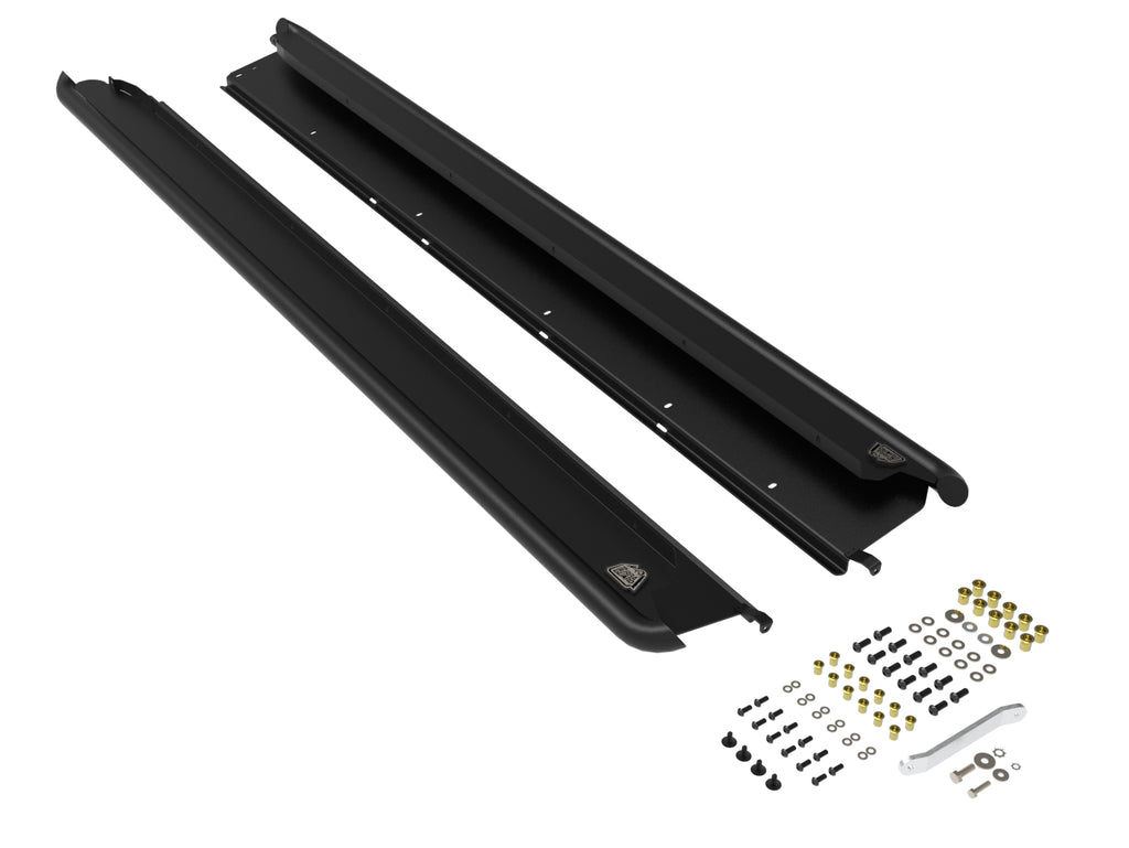 aFe POWER 10-14 Subaru Outback H4 2.5L / H6 3.6L Terra Guard Trail Slider Step - Black aFe AFE79-27001