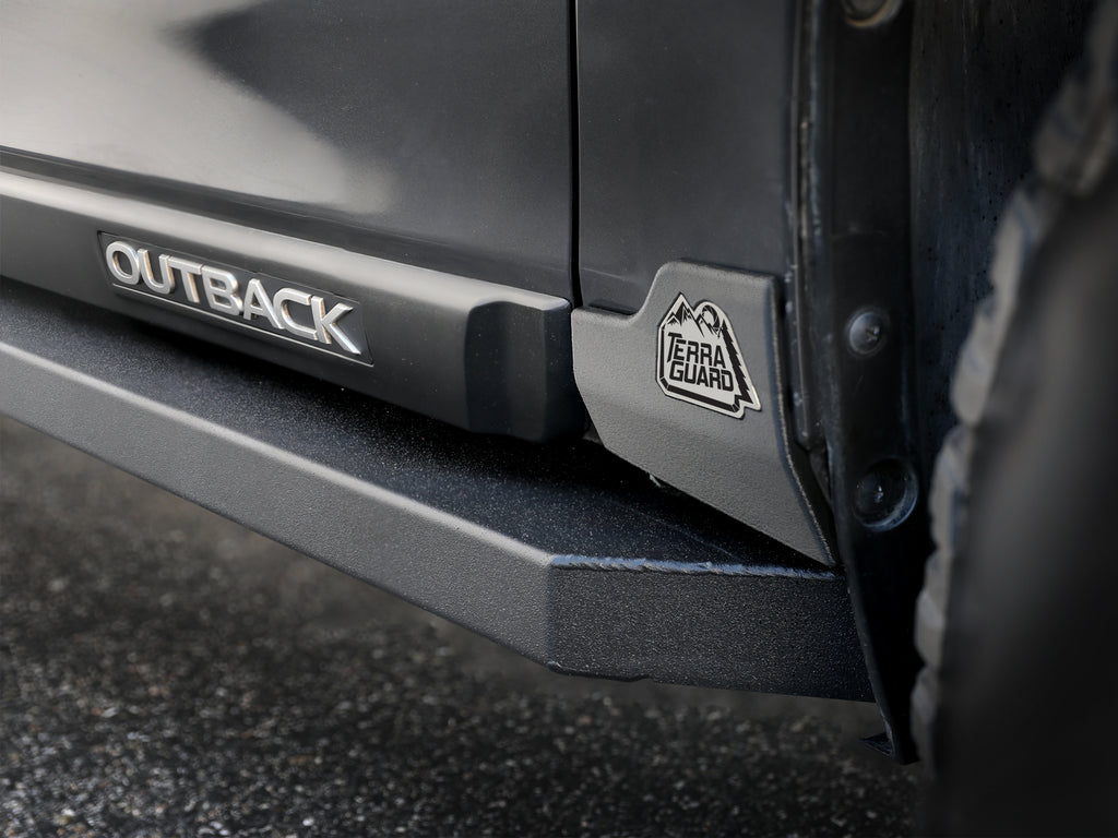aFe POWER 15-19 Subaru Outback H4 2.5L / H6 3.6L Terra Guard Trail Steps - Black aFe AFE79-27005
