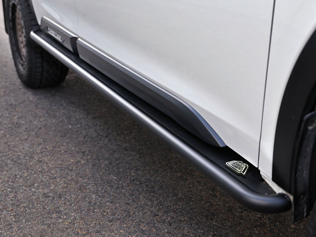 aFe POWER 20-23 Subaru Outback H4 2.4L (t) / H4 2.5L Terra Guard Trail Slider Steps - Black aFe AFE79-27003