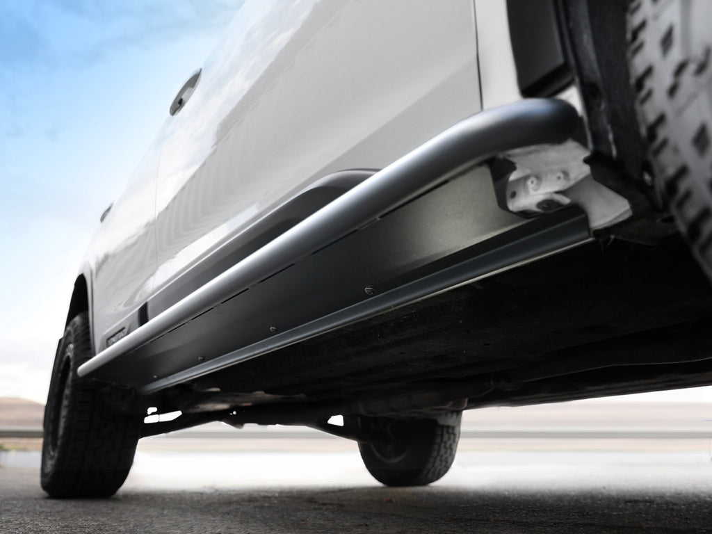 aFe POWER 20-23 Subaru Outback H4 2.4L (t) / H4 2.5L Terra Guard Trail Slider Steps - Black aFe AFE79-27003