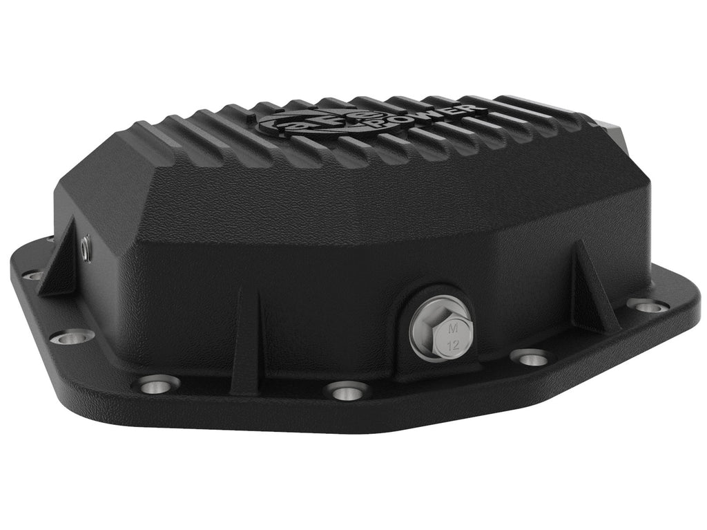 aFe POWER 2021 Ford Bronco w/ Dana M220 Differential Cover Black Street Series w/ Machined Fins aFe AFE46-71290B