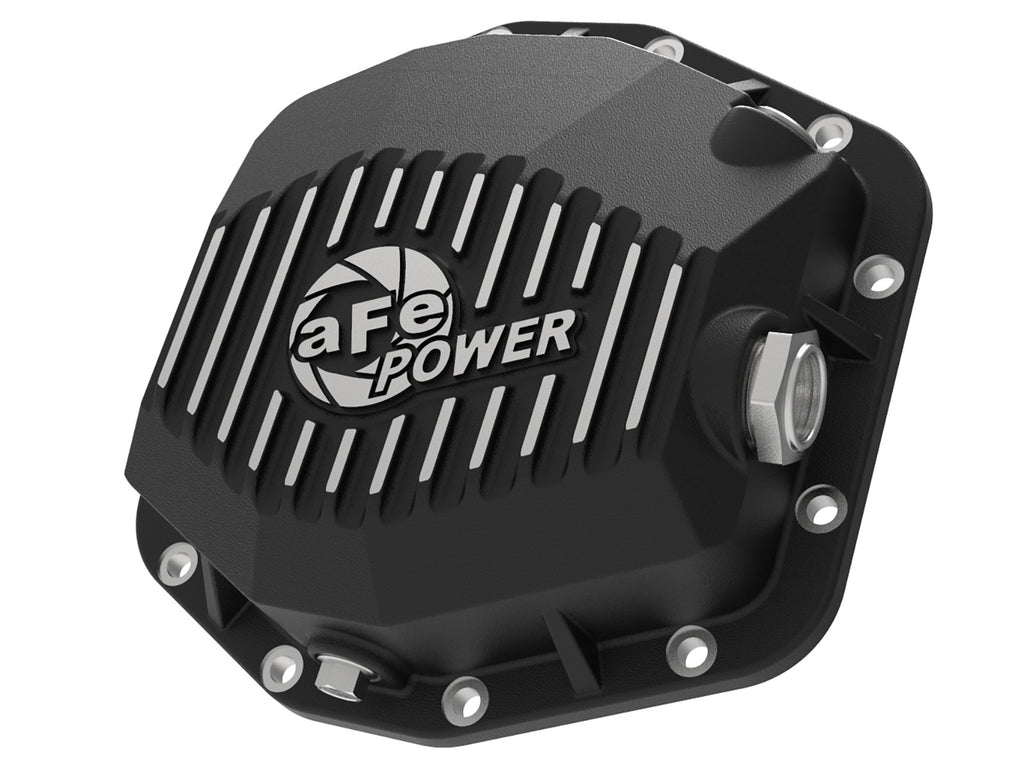 aFe POWER 2021 Ford Bronco w/ Dana M220 Differential Cover Black Street Series w/ Machined Fins aFe AFE46-71290B
