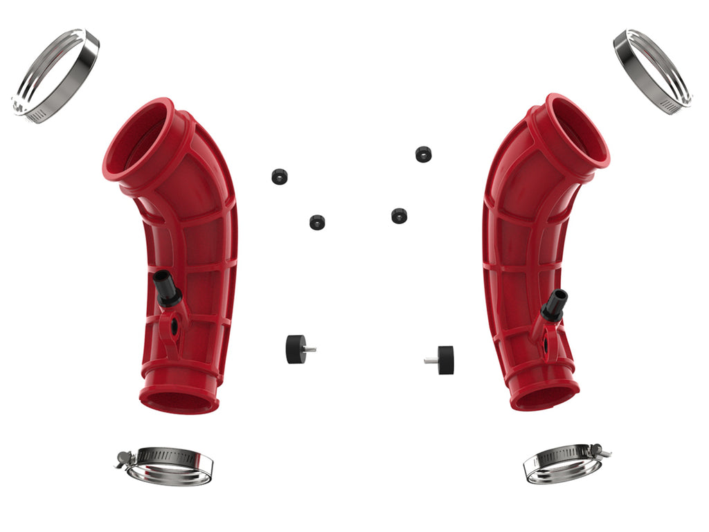 aFe Power 22-24 Toyota Land Cruiser (J300) / 22-24 Toyota Tundra V6-3.4L (tt) Red Turbo Inlet Pipes aFe AFE55-20001-R