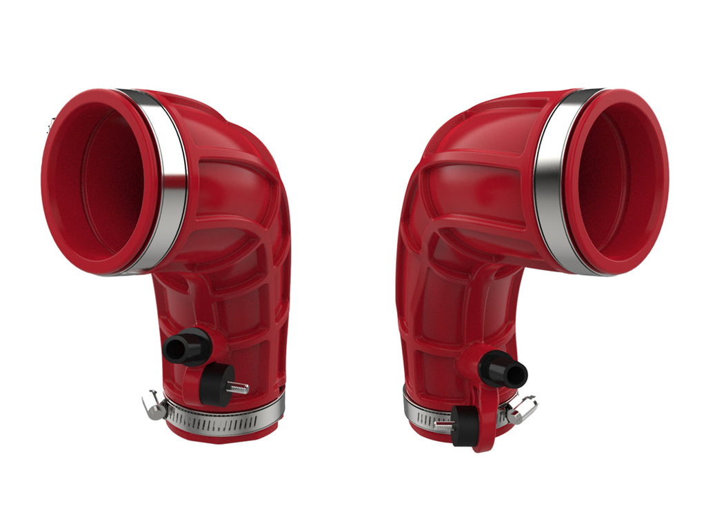 aFe Power 22-24 Toyota Land Cruiser (J300) / 22-24 Toyota Tundra V6-3.4L (tt) Red Turbo Inlet Pipes aFe AFE55-20001-R