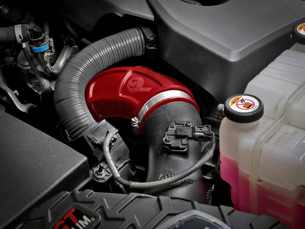 aFe Power 22-24 Toyota Land Cruiser (J300) / 22-24 Toyota Tundra V6-3.4L (tt) Red Turbo Inlet Pipes aFe AFE55-20001-R