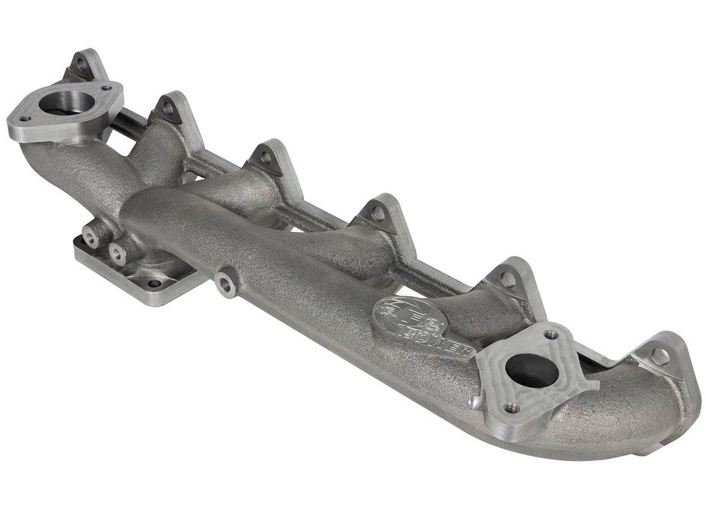 aFe Power BladeRunner Ductile Iron Exhaust Manifold w/ EGR 07.5-15 Dodge Diesel Trucks L6-6.7L (td) aFe AFE46-40054
