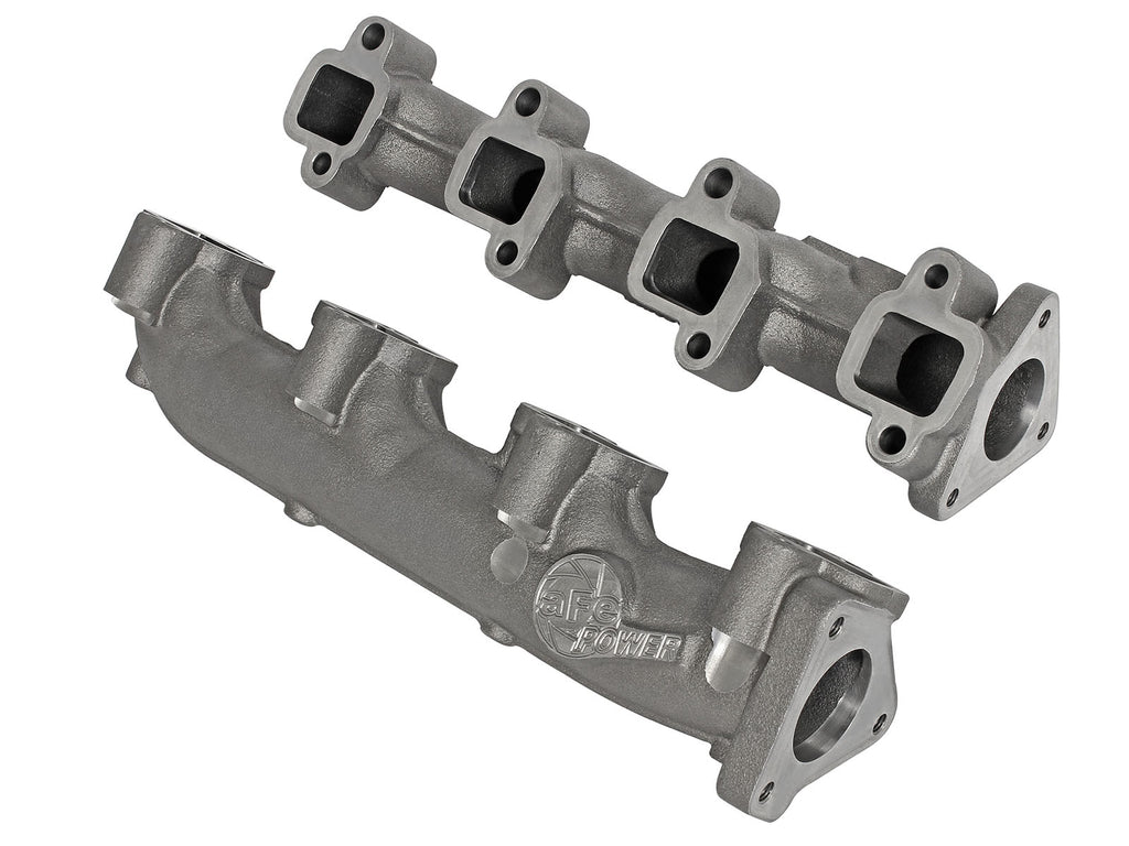 aFe Power BladeRunner Ported Ductile Iron Exhaust Manifold 01-16 GM Diesel Trucks V8-6.6L (td) aFe AFE46-40024