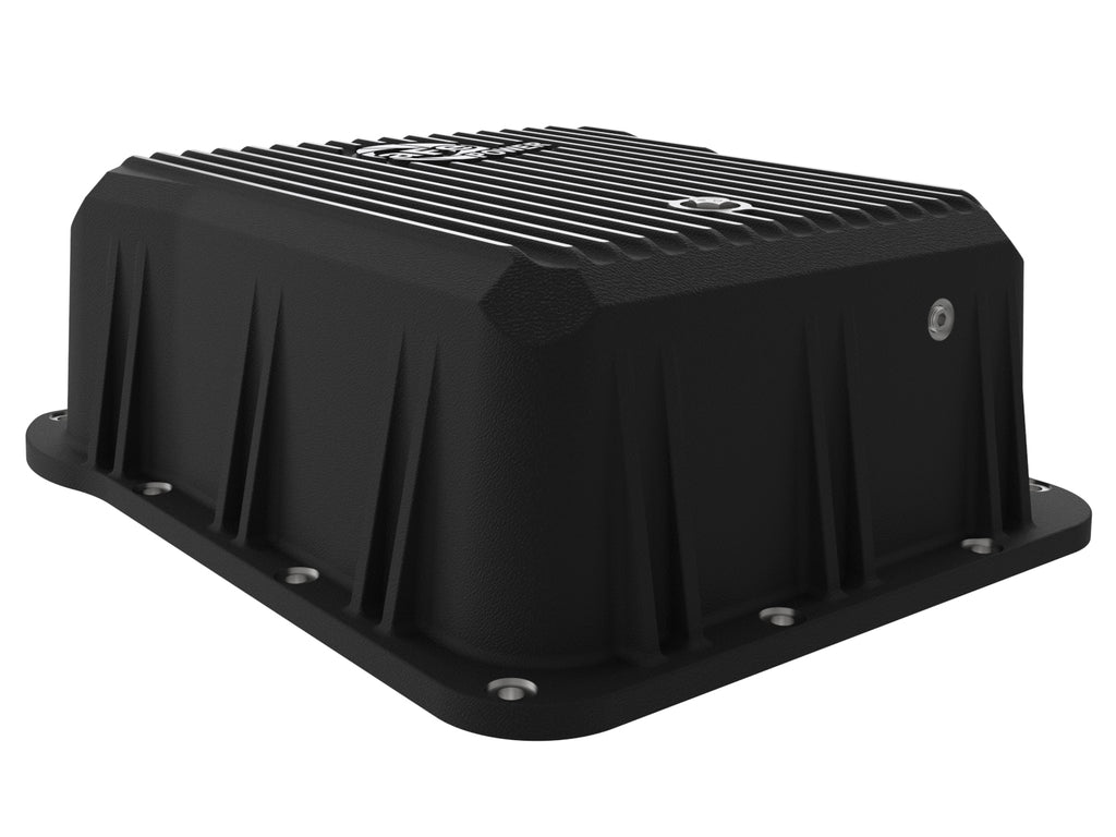 aFe Power Cover Trans Pan Machined Trans Pan GM Diesel Trucks 01-12 V8-6.6L Machined aFe AFE46-70072