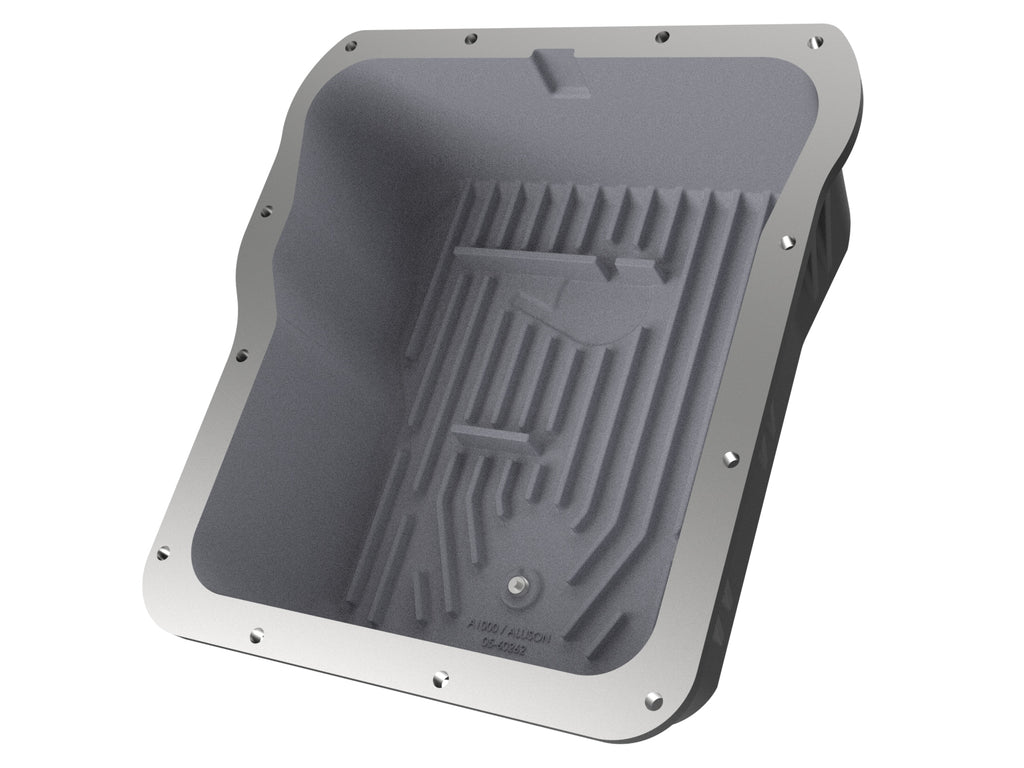 aFe Power Cover Trans Pan Machined Trans Pan GM Diesel Trucks 01-12 V8-6.6L Machined aFe AFE46-70072