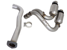 Load image into Gallery viewer, aFe Power Direct Fit Catalytic Converter Replacements Front 00-03 Jeep Wrangler (TJ) I6-4.0L aFe AFE47-48001