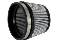 Load image into Gallery viewer, aFe Power Dry S high-flow reusable air filter with 5in flange and 3.5in height