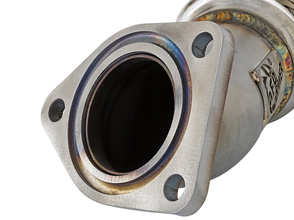 aFe Power Elite Twisted Steel 16-17 Honda Civic I4-1.5L (t) 2.5in Rear Down-Pipe Mid-Pipe aFe AFE48-36605