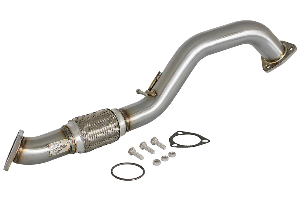 aFe Power Elite Twisted Steel 16-17 Honda Civic I4-1.5L (t) 2.5in Rear Down-Pipe Mid-Pipe aFe AFE48-36605