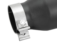 Load image into Gallery viewer, aFe Power Gas Exhaust Tip Black- 3 in In x 4.5 out X 9 in Long Bolt On (Black) aFe AFE49T30451-B09