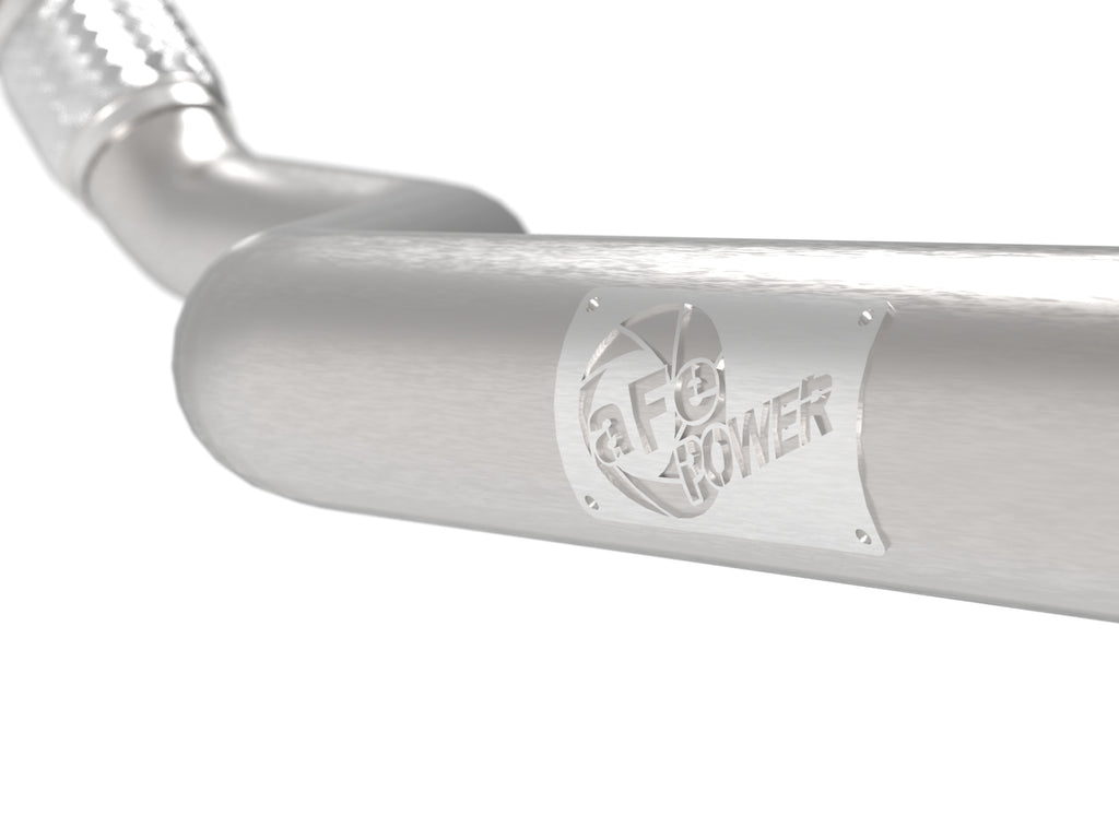 afe POWER MACH Force-Xp 09-16 Audi A4/A5 B8 L4-2.0L(t) 304 SS 3in. Front Resonator Delete Pipe aFe AFE49-36428