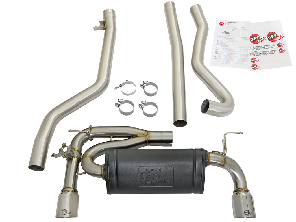 afe POWER MACH Force-Xp 16-17 BMW 340i/340ix/ 3.0L 304 SS Cat-Back Exhaust System aFe AFE49-36334-P