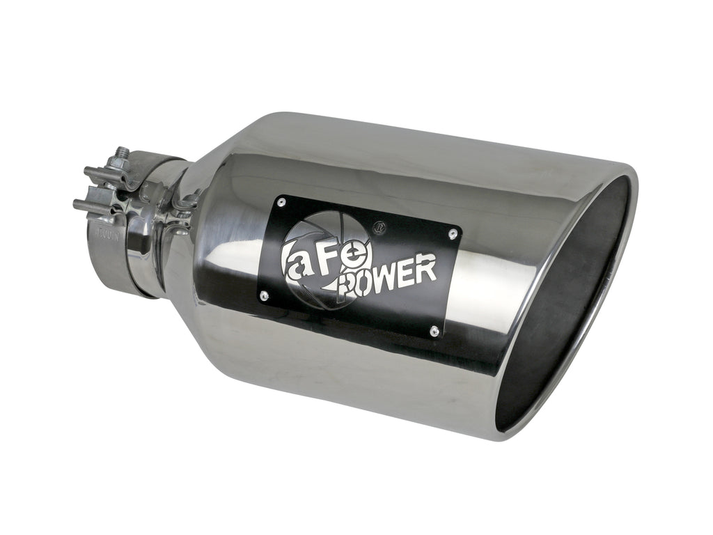 aFe Power MACH Force-Xp 304 Stainless Steel Clamp-on Exhaust Tip - Polished aFe AFE49T40801-P15