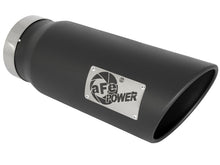Load image into Gallery viewer, aFe Power MACH Force-Xp 5in In x 6in Out x 15in L Bolt-On 409 SS Exhaust Tip - Black aFe AFE49T50601-B15