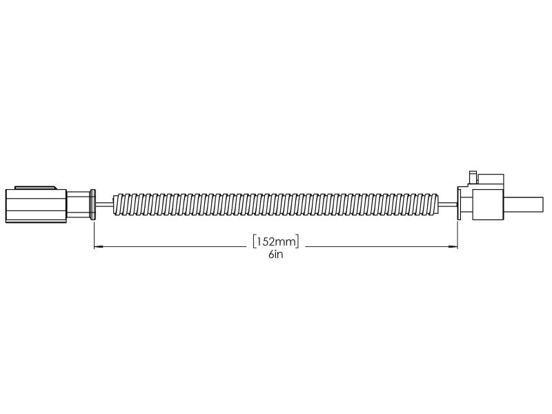 aFe POWER MAF Harness Extension - 6in Various 19-24 GM Cars/Trucks/SUVs aFe AFEF05-70047