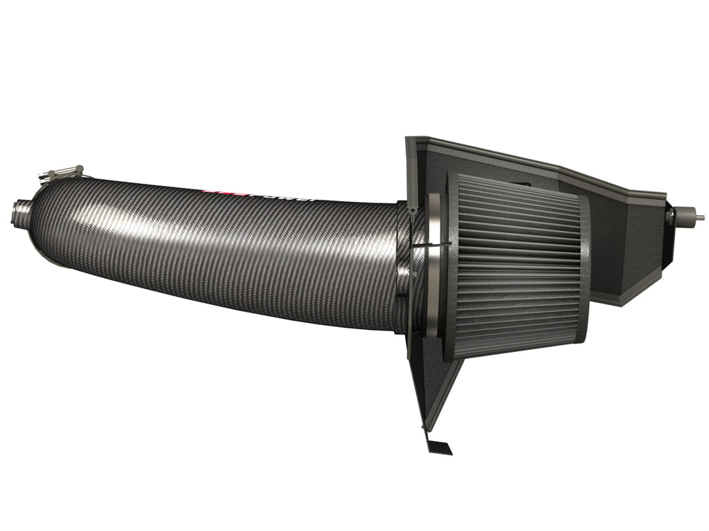 aFe POWER Magnum FORCE Carbon Fiber Stage 2 Track Series Pro Dry S CAIS - 11-18 Dodge Challenger V8 aFe AFE51-12162-C