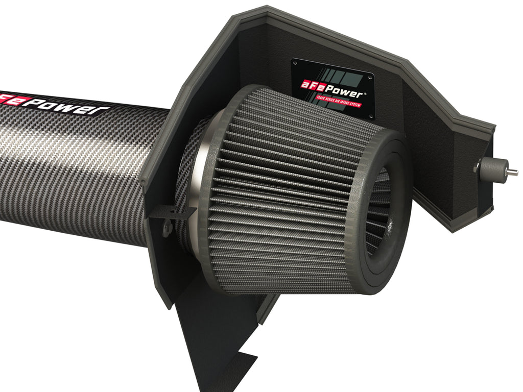 aFe POWER Magnum FORCE Carbon Fiber Stage 2 Track Series Pro Dry S CAIS - 11-18 Dodge Challenger V8 aFe AFE51-12162-C