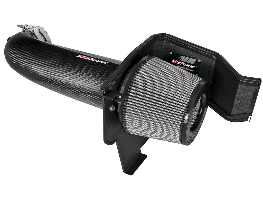 aFe POWER Magnum FORCE Carbon Fiber Stage 2 Track Series Pro Dry S CAIS - 11-18 Dodge Challenger V8 aFe AFE51-12162-C