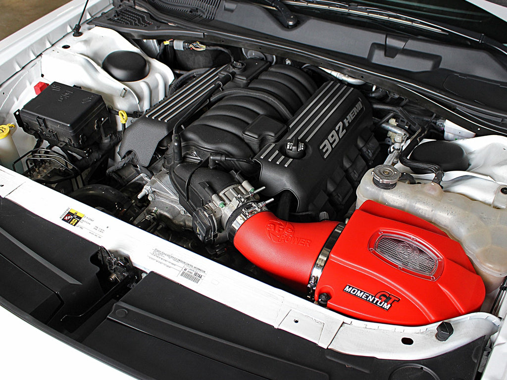 aFe POWER Momentum GT Limited Edition Cold Air Intake 11-17 Dodge Challenger/Charger SRT - Red aFe AFE51-72203-R
