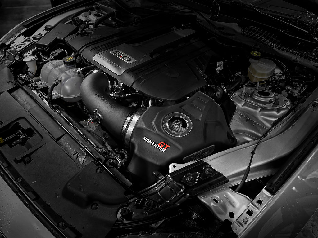 aFe POWER Momentum GT Pro Dry S Cold Air Intake System 18-19 Ford Mustang GT V8-5.0L aFe AFE50-70033D