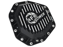 Load image into Gallery viewer, aFe Power Pro Ser Rear Diff Cover Black w/Mach Fins 2017 Ford Diesel Trucks V8-6.7L(td) Dana M275-14 aFe AFE46-70352