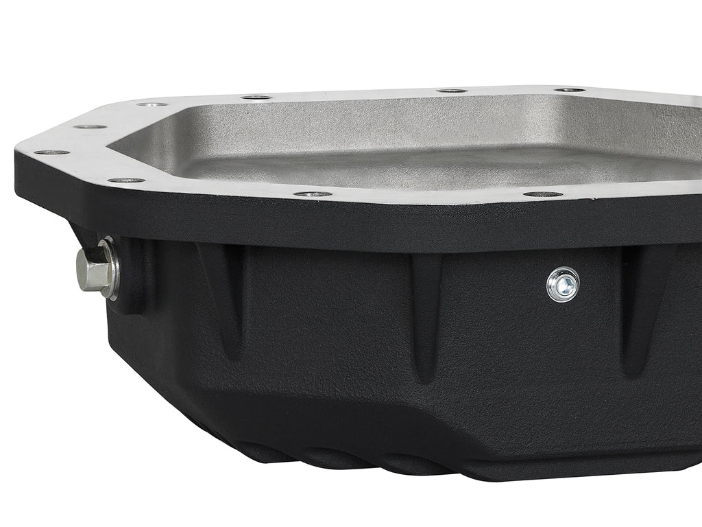 aFe Power Pro Ser Rear Diff Cover Black w/Mach Fins 2017 Ford Diesel Trucks V8-6.7L(td) Dana M275-14 aFe AFE46-70352