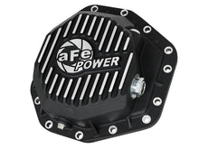 Load image into Gallery viewer, aFe Power Pro Ser Rear Diff Cover Black w/Mach Fins 2017 Ford Diesel Trucks V8-6.7L(td) Dana M275-14 aFe AFE46-70352